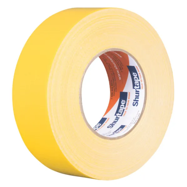 Cloth Duct Tape - Polyethylene Coated Yellow PC9C 48MM x 55M 9MIL 24/CS