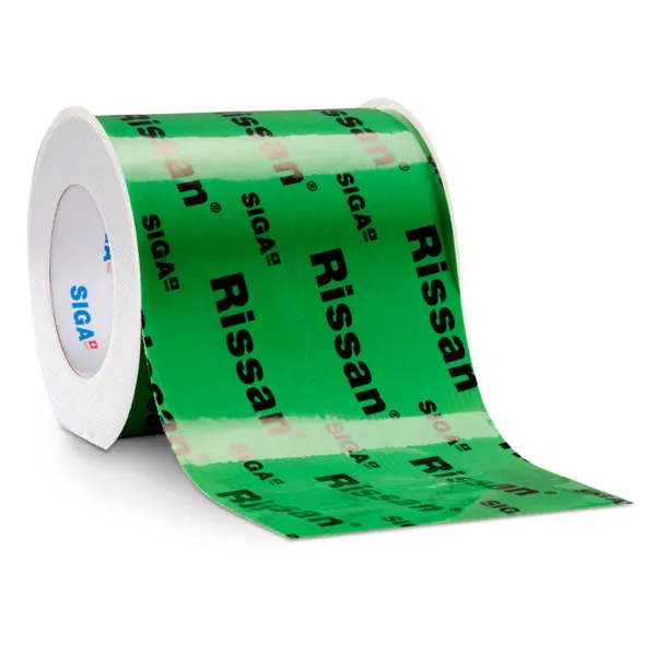 PE Sealing Tape - Reinforced Green/Black Print Rissan® 150 150MMx25M 4/CS