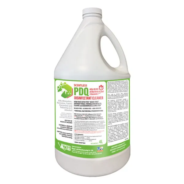 Disinfectant Cleaner - Antibacterial Scentless PDQ 4L 4/CS