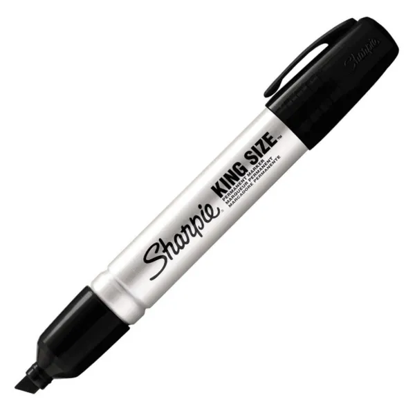 Marker - Pro King Chisel Tip Black 1943572 12/BX