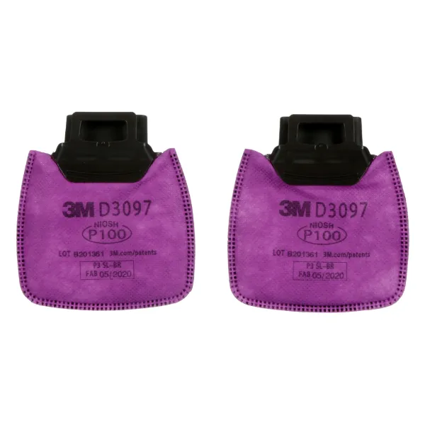 Particulate Filter - P100 Secure Click™ Nuisance Level Organic Vapour Relief Magenta D3097 2/PK 50/C