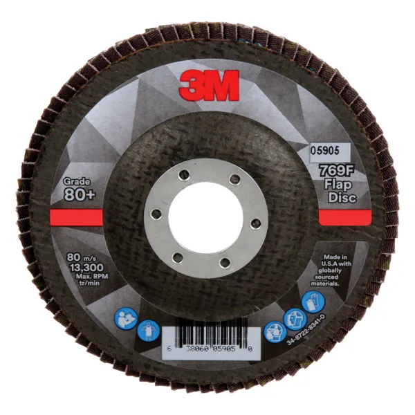 Flap Disc - Quick Change 769F AB05905 4.5IN x 7/8IN 80+ 1/CS