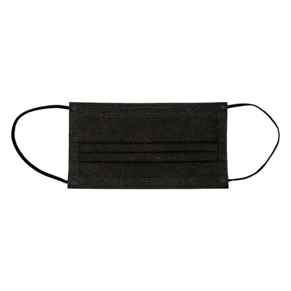 Disposable Mask - Surgical 3-Ply Ear-Loop Black 33I-SH401BK Adult Size 50/BX 40/CS