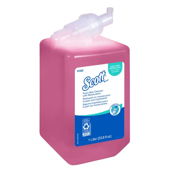 Hand Soap - Foam Skin Cleansers with Moisturizers Pink 91552 1000ML 6/CS