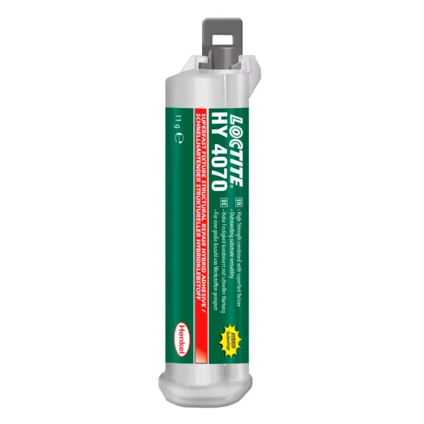 Structural Adhesive - Acrylic Hybrid Repair Light Yellow HY 4070 11G DUAL CARTRIDGE 10/CS