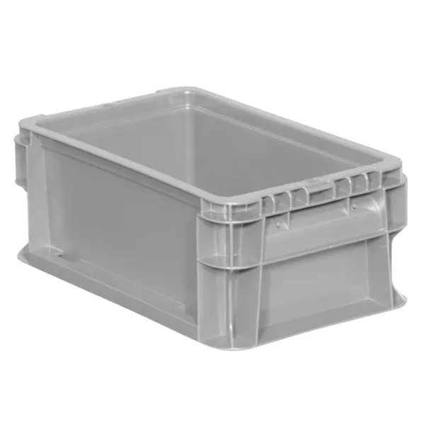 Storage Bin - Straight Wall Container Light Grey SW 12INx7INx5IN 1/CS