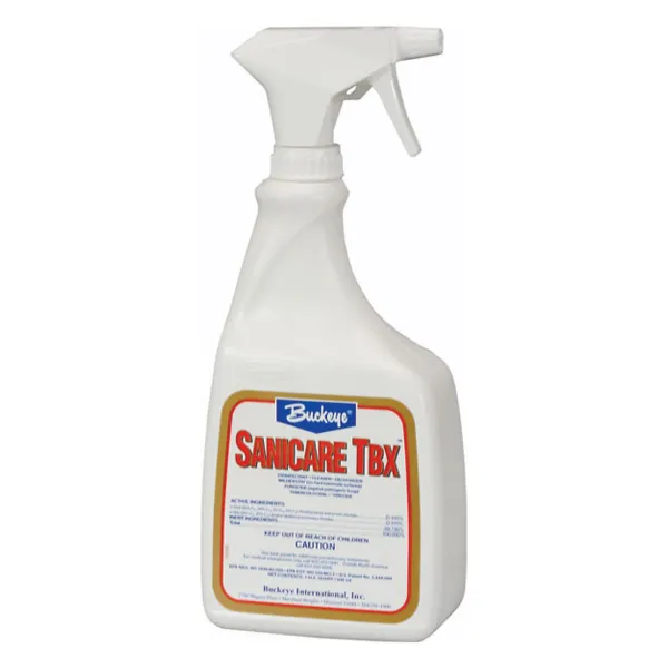 Cleaner - Sanicare TBX™ Restroom Disinfectant Deodorizer 5095 1L PUMP SPRAY BOTTLE 12/CS