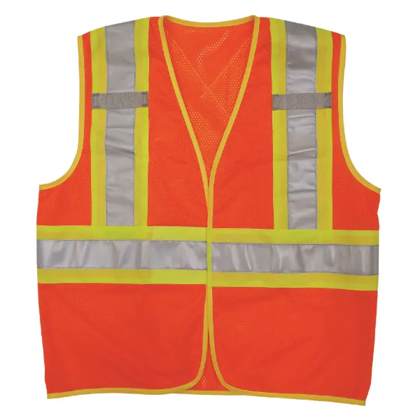 Safety Vest - Open Road® BTE Neon Orange 6110O Large/X-Large 1/CS