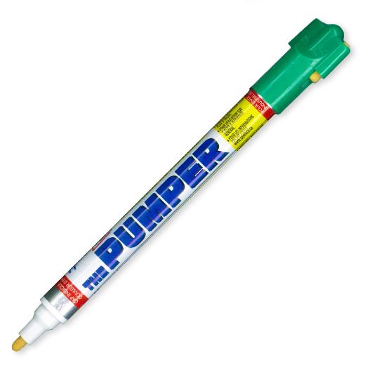 The Pumper Heavy Duty Industrial Marker (Blue) - 12 Pack, Refillable, For Tough Jobs & Workshops