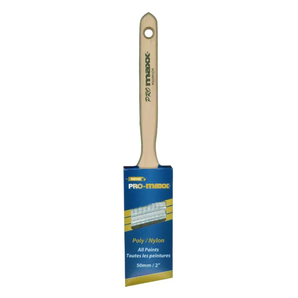 Angular Sash Brush - Promaxx Poly / Nylon Brown M8650 50MMx70MM 14MM 10/PK 160/CS