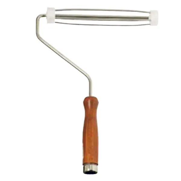 Roller Cage Frame - Supreme Pro 5 Wire with Wood Handle Brown 69505 240MM 10/CS