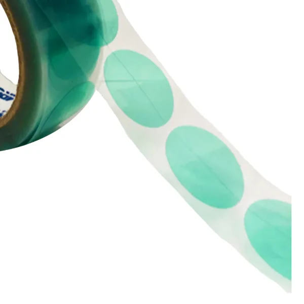 Powder Coating Discs - Polyester Silicone Green GT 1.5IN 3.5MIL 500/RL
