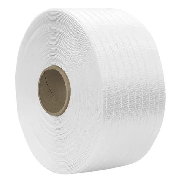 Strapping - Polyester Cord Woven White 30W 3/8INx5250FT 1/CS