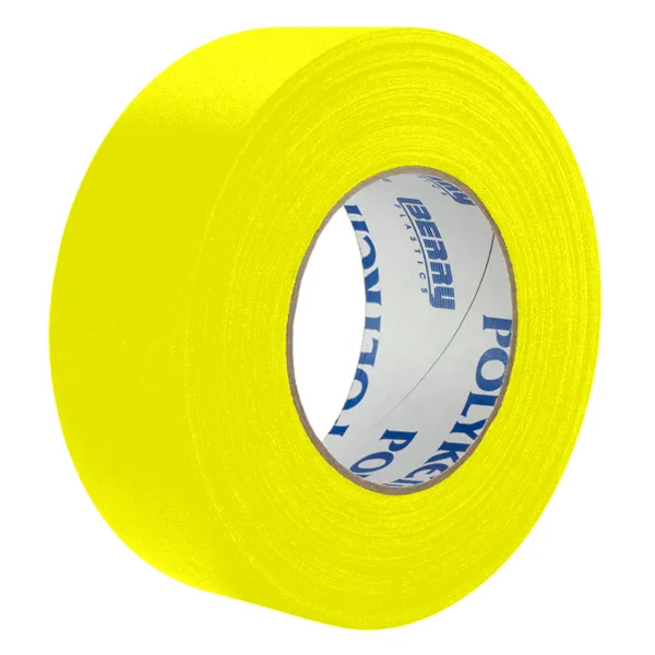 Cloth Tape - Gaffers Neon Yellow 510N 12MMx45M 11.5MIL 96/CS