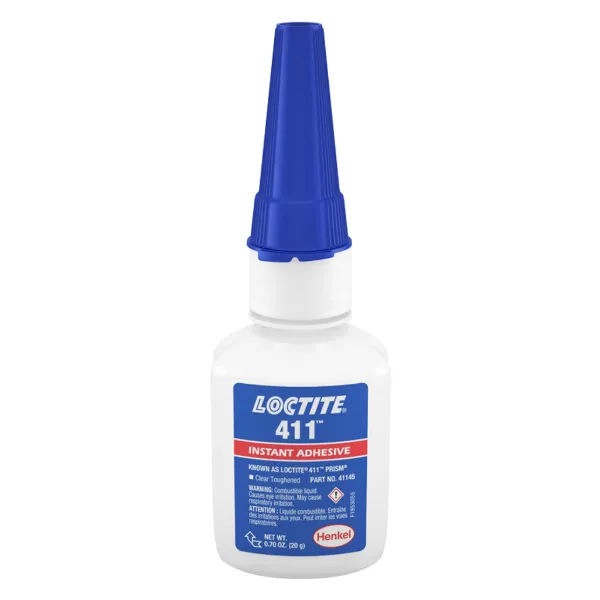 Instant Adhesive - Prism® Clear 411 20G BOTTLE 10/CS