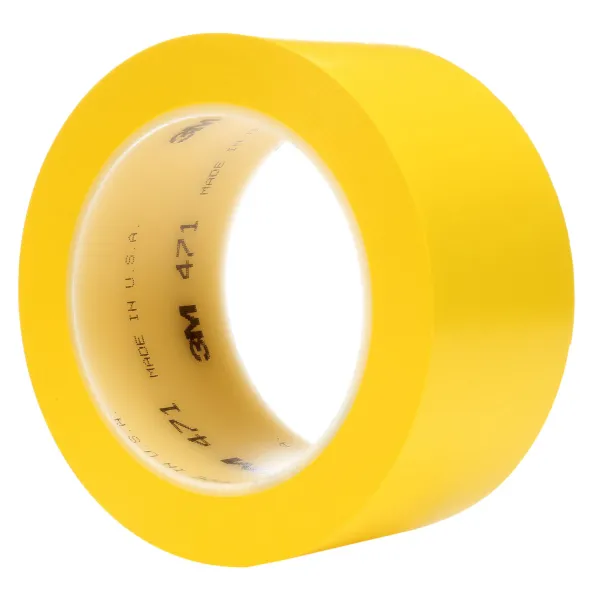 Vinyl Tape Yellow 471 24MMx33M 5.2MIL 12/CS