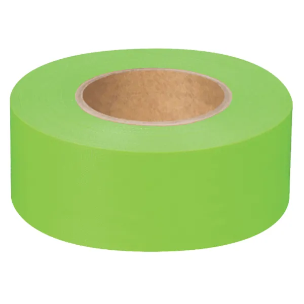 Flagging Tape Neon Green FLAG 1INx150FT 10/SLV
