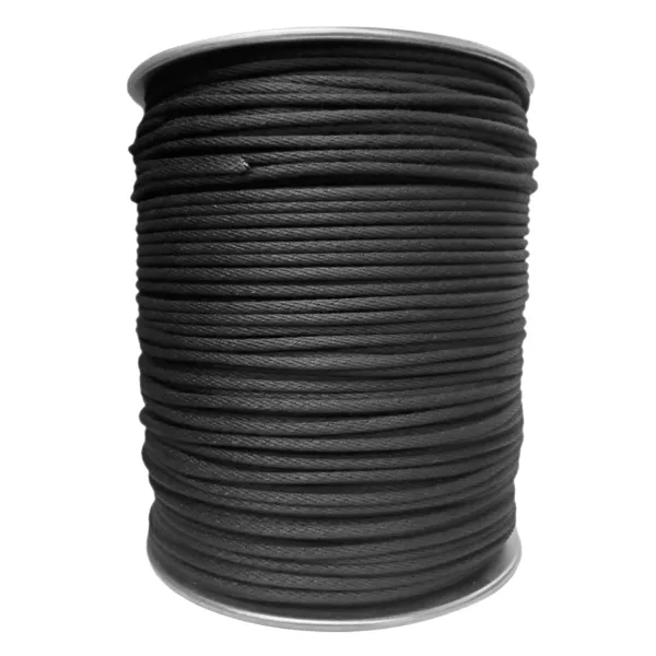 Sash Cord - Braided #6 Black BSC 3/16INx1000FT 4/CS