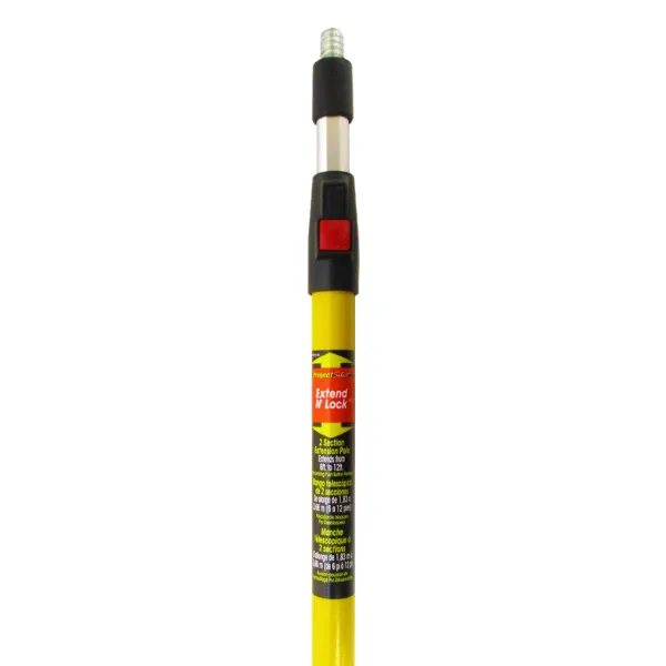 Extension Pole - Extend N Lock Yellow/Black RP72144 6-12FT 6/CS