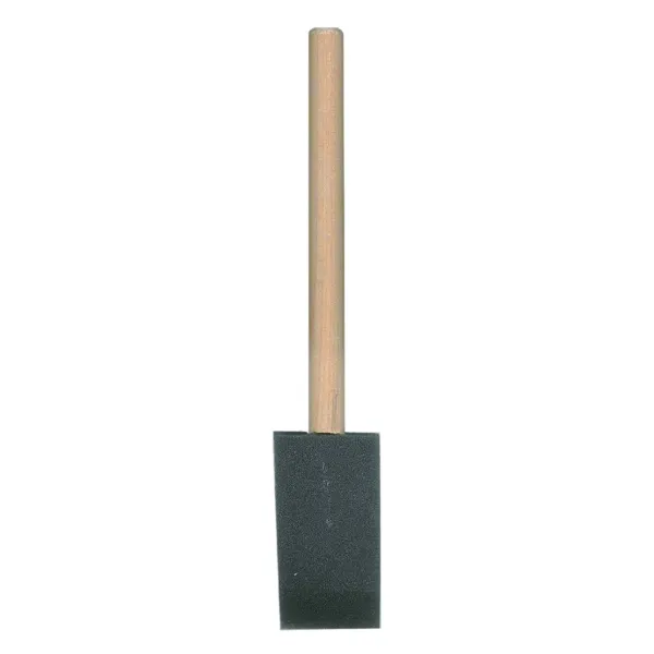 Foam Brush - Jen Poly Black J10 25MM 48/PK