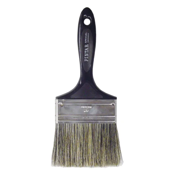 Staining Brush - Plastic Handle In Display Box Black QO1100 100MM x 64MM 16MM 15/CS