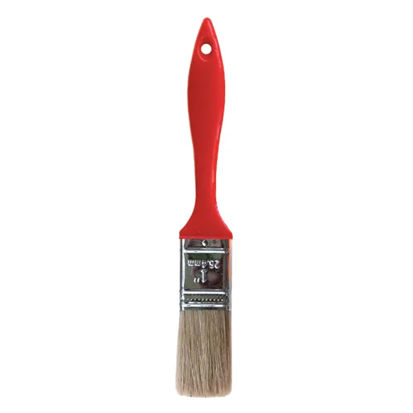 Flat Brush - Pure China Bristle Cub Red A130 25MMx44MM 9MM 20/PK 240/CS