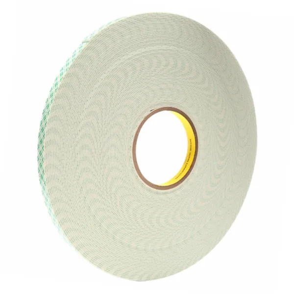Foam Tape - Urethane D/C White 4026 12MMx33M 1/16IN 18/CS