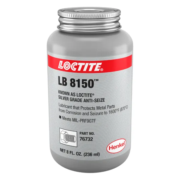 Anti-Seize Lubricant - Silver Grade LB 8150 8OZ BRUSHTOP 12/CS