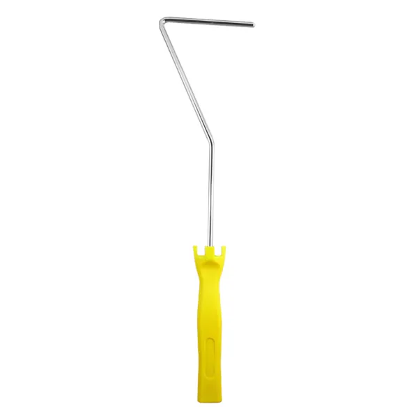 Mini Roller Cage Frame - German Style Deluxe with Threaded Plastic Handle Yellow WE6017 430MM 10/CS