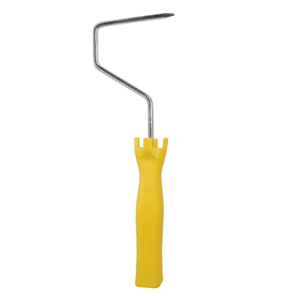 Mini Roller Cage Frame - German Style Deluxe with Threaded Plastic Handle Yellow WE6011 280MM 10/CS