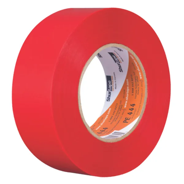 Polyethylene Tape - UV-Resistant Red PE444 48MMx55M 7MIL 24/CS