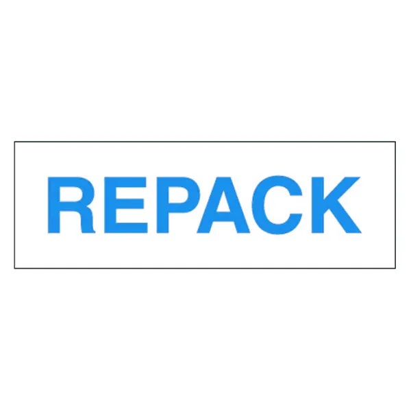 Packaging Tape Printed - "Repack" Blue/White PP4866RB 48MM x 66M 1.2MIL 36/CS