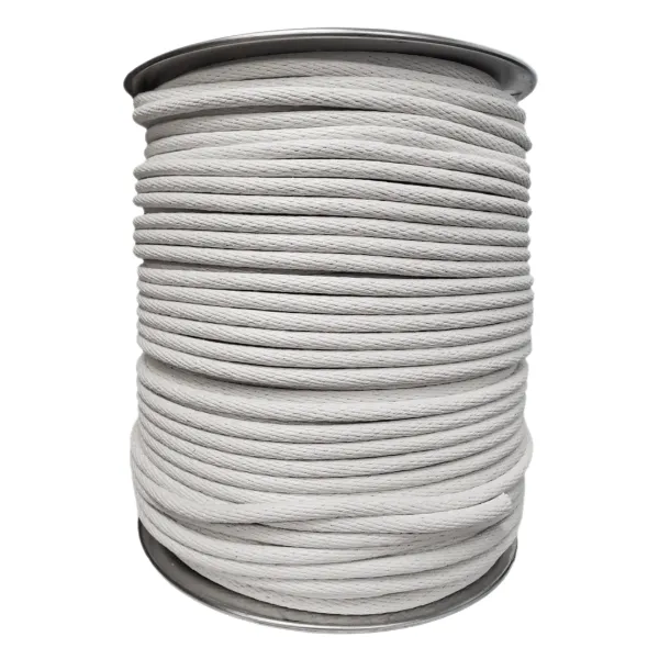 Sash Cord - Braided #8 White BSC 1/4INx570FT 4/CS