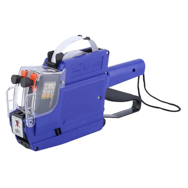 Price Gun Labeller - 2 Lines, 10 Digits Blue MX6600 1/CS