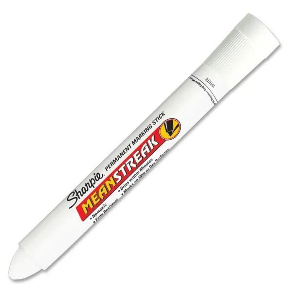 Marker - Mean Streak® Bullet Tip White 85018 12/BX