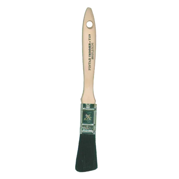 Angular Sash Brush - Pure Bristle Trimmer Tan T119 19MM x 51MM 11MM 10/PK 120/CS