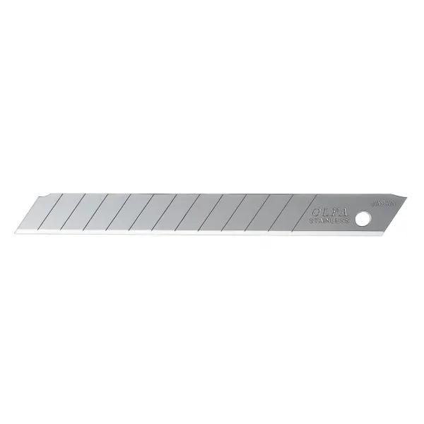 Blades - Standard Duty Stainless Steel Snap-Off Silver AB-50S 9MM 50/PK 6/BX