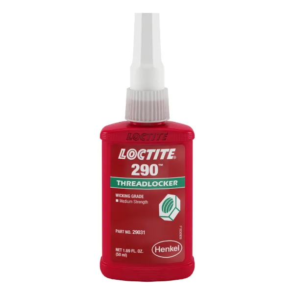 Threadlocker - Medium-High Strength Wicking Grade Green 290 50ML BOTTLE 10/CS