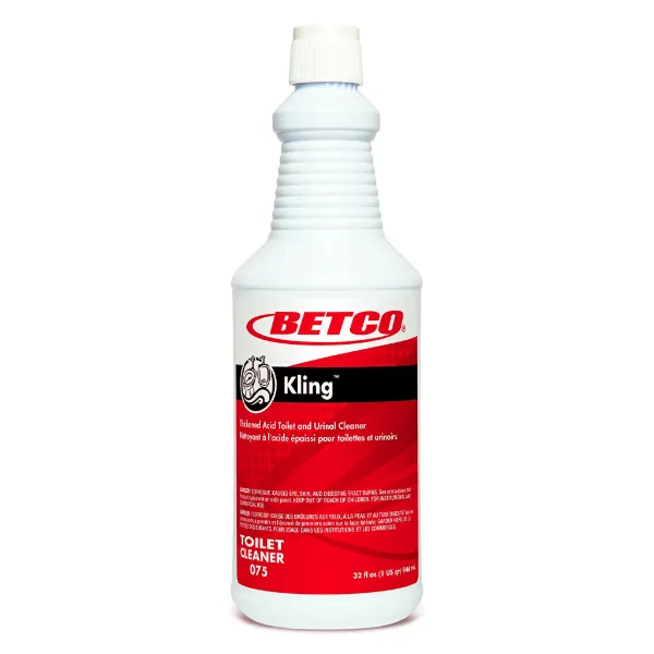 Cleaner - Toilet Bowl Kling™ 9% Thickened HCl 07512-00 1L BOTTLE 12/CS