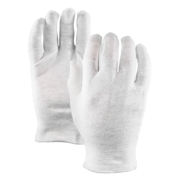 Gloves - Ultra Fine Cotton Maitre'd White 501 Large 12PR/PK 600/CS