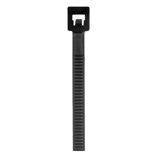 Cable Ties - Miniature Head Stabilized Black 08404 4IN 1000/BAG