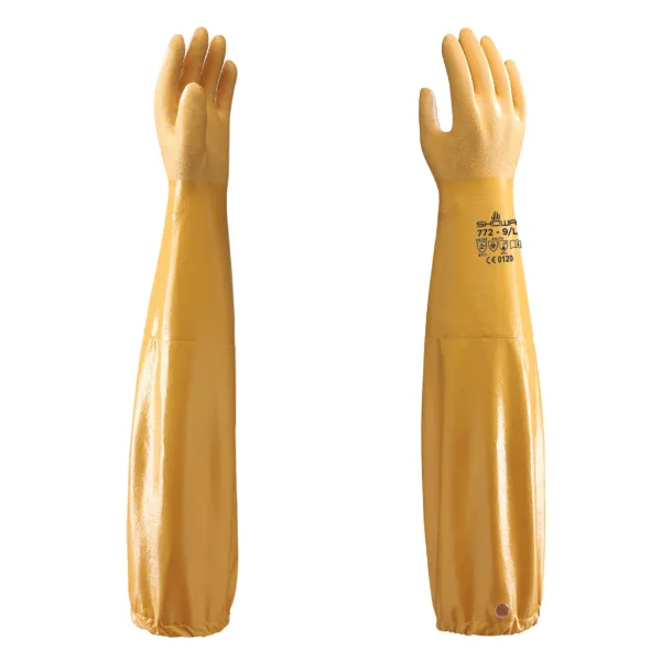 Gloves - Nitrile Chemical Resistant Atlas® Yellow 772 26IN X-Large