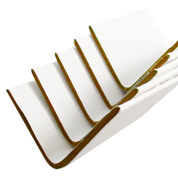 Edge Corner Guard White/Kraft Inside ECP 2INx2INx3IN 0.120IN 1440/BX