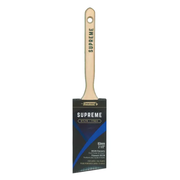 Angular Sash Brush - Polyester / Nylon Tan S9563 63MMx76MM 16MM 10/PK 100/CS
