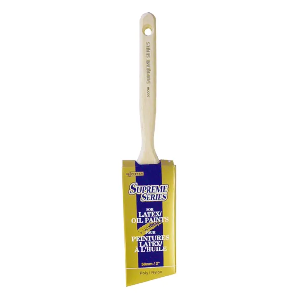 Angular Sash Brush - Polyester / Nylon Tan S9550 50MMx70MM 14MM 10/PK 160/CS