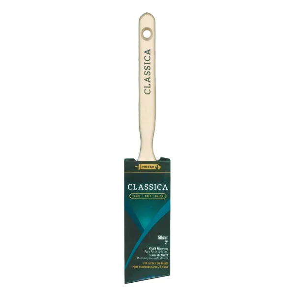 Angular Sash Brush - Poly / Nylon Beige S3550 50MMx70MM 14MM 10/PK 160/CS