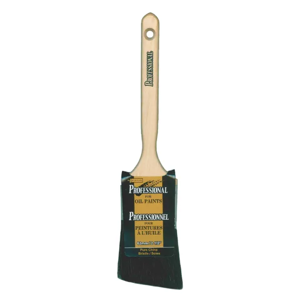 Angular Sash Brush - Pure Bristle Black S1563 63MMx70MM 16MM 10/PK 100/CS