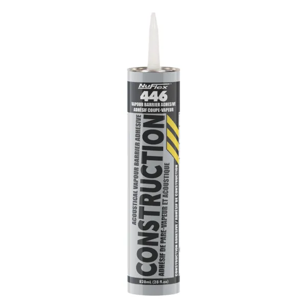 Sealant - NuFlex® Acoustical & Vapour Barrier Charcoal 446 825ML CARTRIDGE 12/CS
