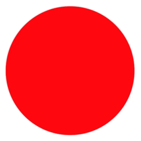 Labels - Circle Red CBL2 2IN 1000/RL