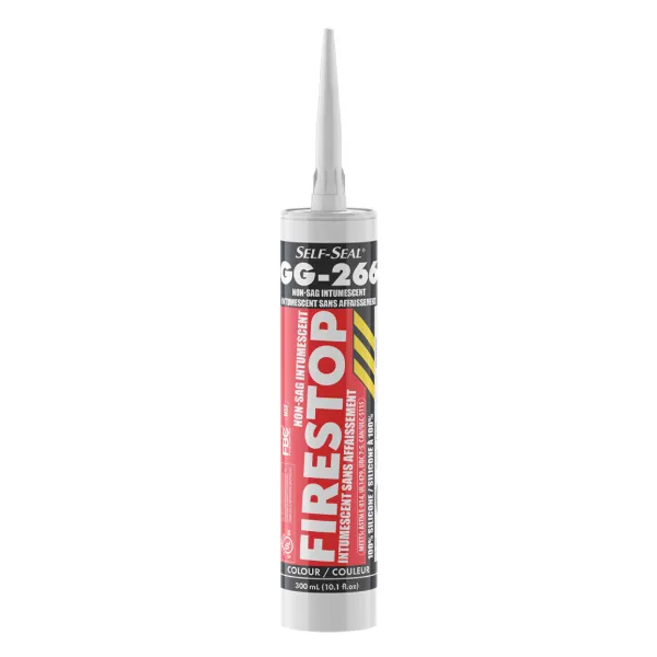 Sealant - Self-Seal® Intumescent Silicone Firestop Red GG-266 300ML CARTRIDGE 12/CS